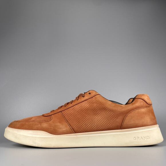 Cole Haan Grand Crosscourt Men\'s Size 13 M Brown Tennis Sneakers Casual Shoe GUC